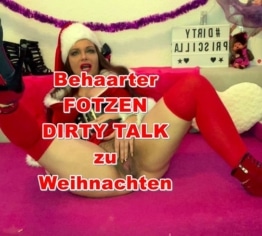 Behaarter Fotzen DIRTY TALK zu Weihnachten