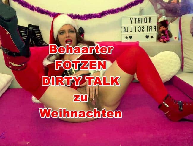 Behaarter Fotzen DIRTY TALK zu Weihnachten