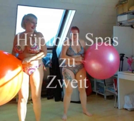 Hüpfball Spaß zu zweit