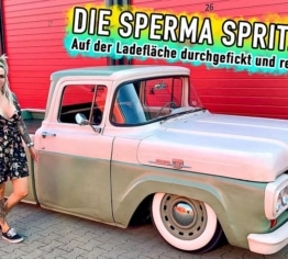 The Sperm Drive - Gefickt auf der Ladefläche und gespritzt!