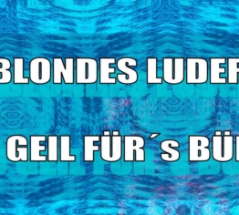 597 - Blondes Luder - Zu Geil fürs Büro