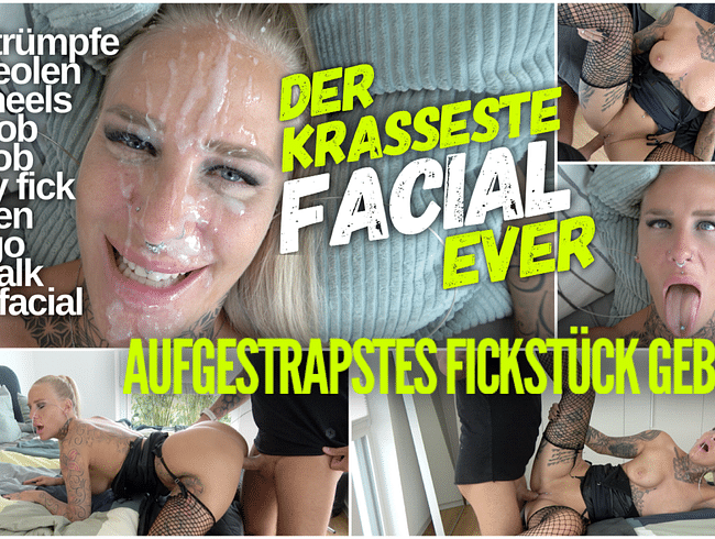 The CRAZIEST FACIAL ever | Strapped up FUCKING PIECE booked