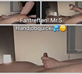 Fantreffen mit Mr. S > Würdest du länger durchhalten? Handjobquickie