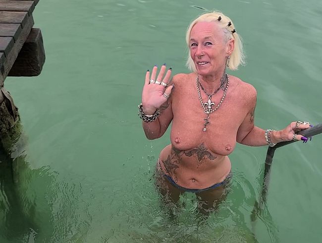 Swimming in Lake Wörthersee