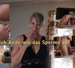 Ich reite das Sperma ab