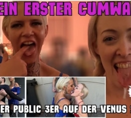 MY FIRST CUMWALK - BRAZEN PUBLIC 3some bei VENUS 2024