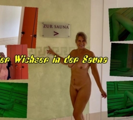 Der Wichser in der Sauna