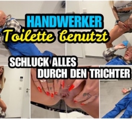 CRAFTSMAN BENUTZT ALS TOILETTE | SCHLUCKT ALLES durch den Trichter