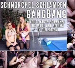 SNORKELING-SLUT GANGBANG heute bekommst du Schwänze und Sperma in die Muschis